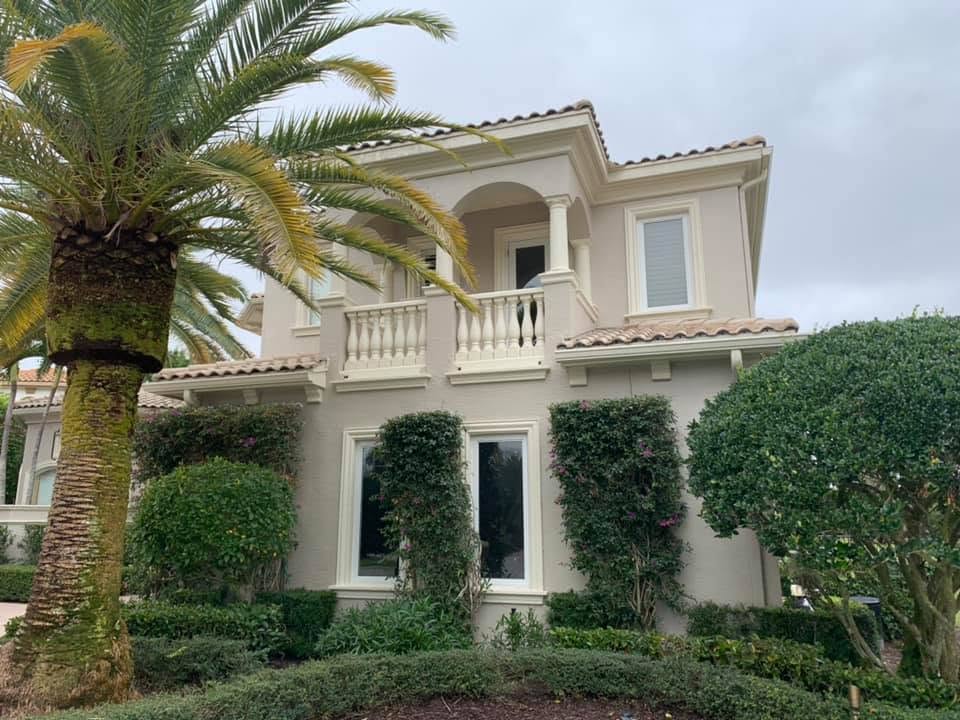 Luxury impact window installation
